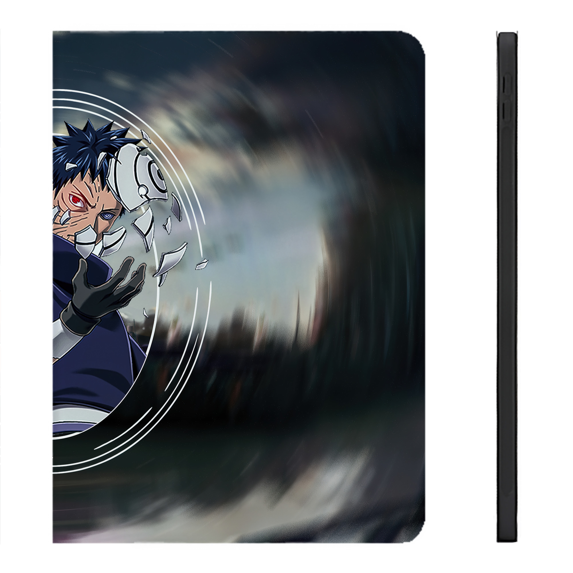 （画像用） NARUTO -ナルト- NARUTO -ナルト- 疾風伝 IPadケース ペンホルダー付き ブックスタイルデザイン